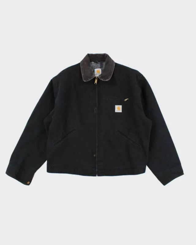 Vintage Carhartt J01 Black Detroit Jacket - L sold by Rokit