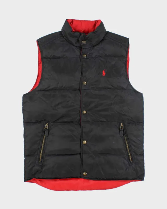Vintage 2000's Ralph Lauren Reversible Lightweight Puffer Gilet - S sold by Rokit