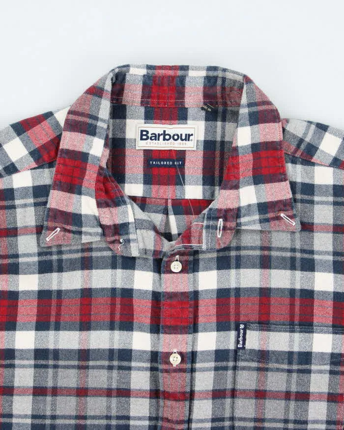 Vintage 2000's Barbour Plaid Flannel Shirt - L sold by Rokit product image thumbnail 3