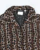 Y2k 00s Poorboy Leopard Print Mesh Blouse - M sold by Rokit