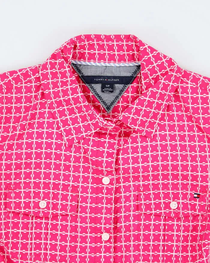 Tommy Hilfiger Pink Pattern Blouse - S sold by Rokit product image thumbnail 3