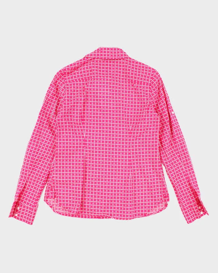 Tommy Hilfiger Pink Pattern Blouse - S sold by Rokit product image thumbnail 2