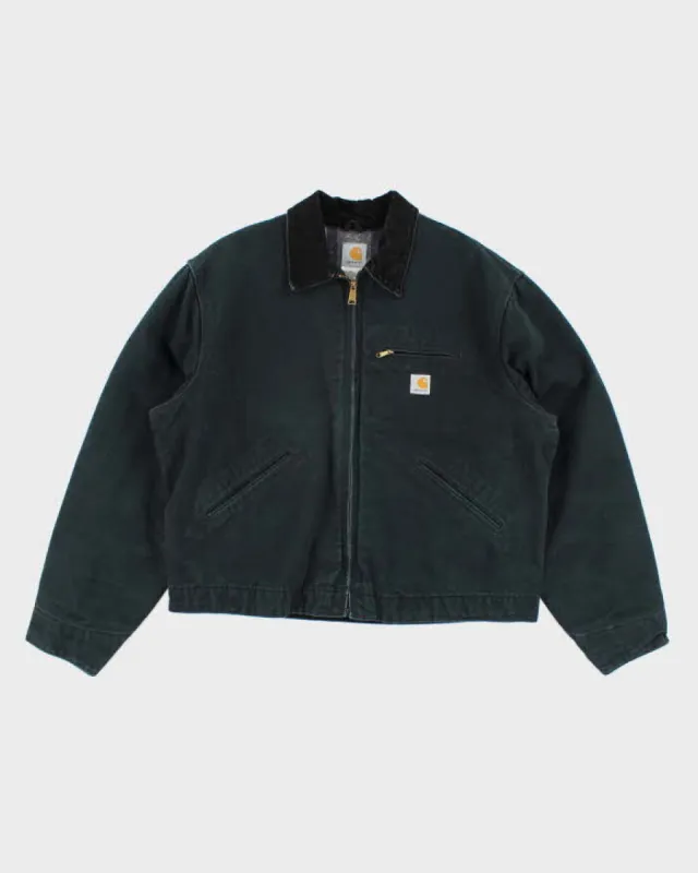 Vintage Carhartt J01 Black Detroit Jacket - XL sold by Rokit