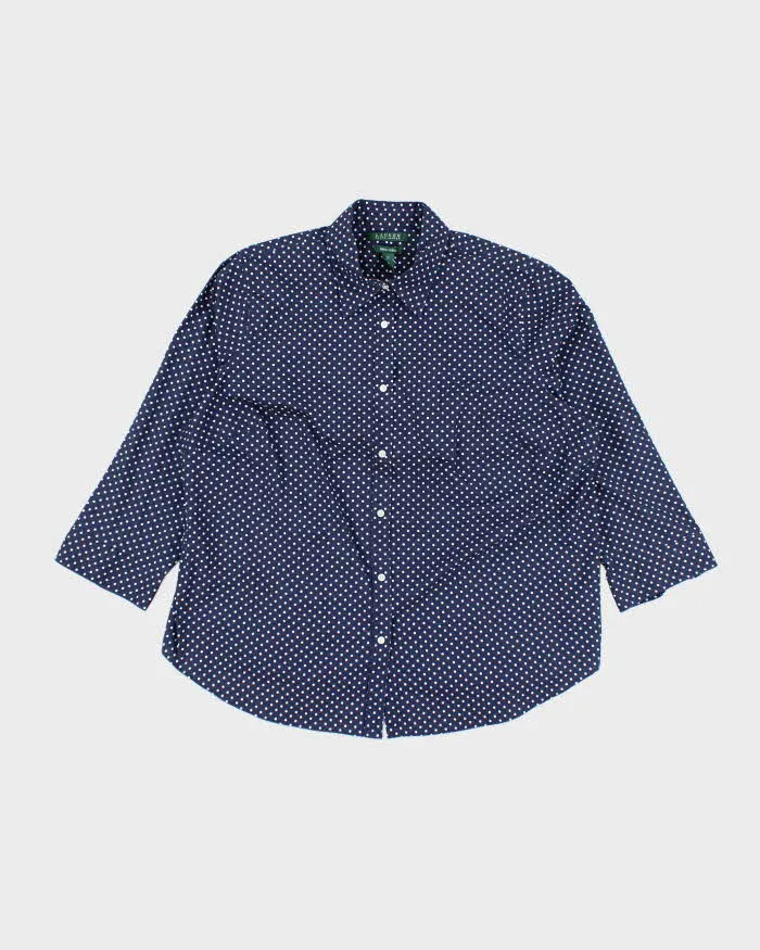 Ralph Lauren Polka Dot Blouse - XL sold by Rokit