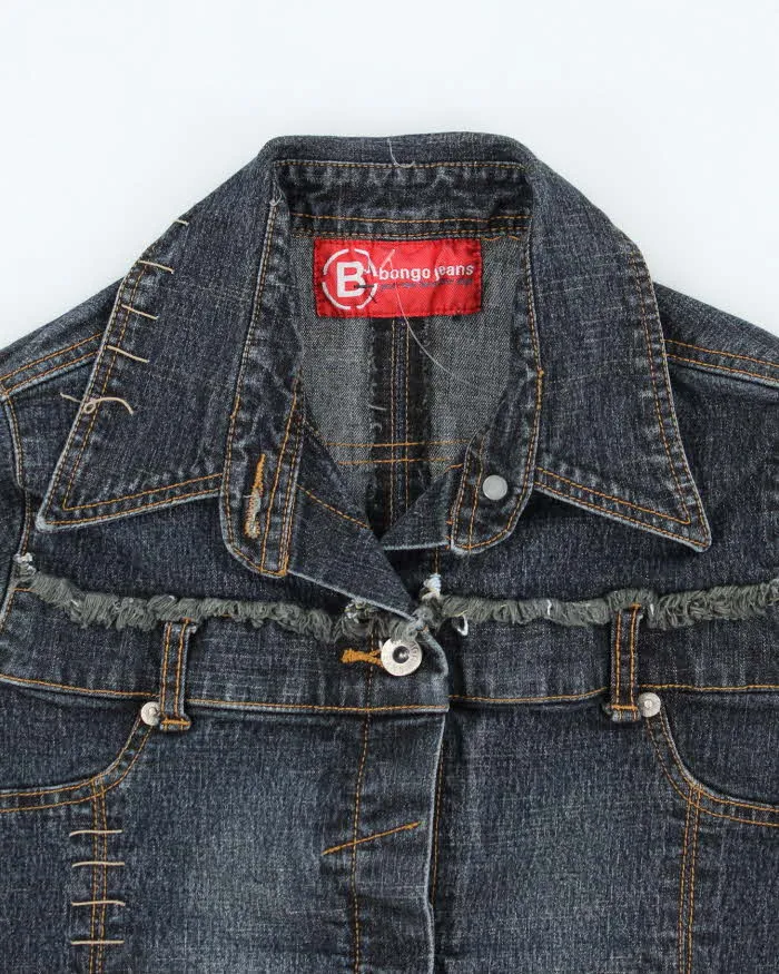 Vintage Y2K Women's Bongo Jeans Gothic Style Denim Jacket - M sold by Rokit product image thumbnail 3