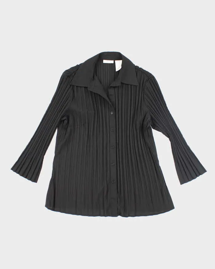 Vintage 90s Laura Black Blouse - M sold by Rokit
