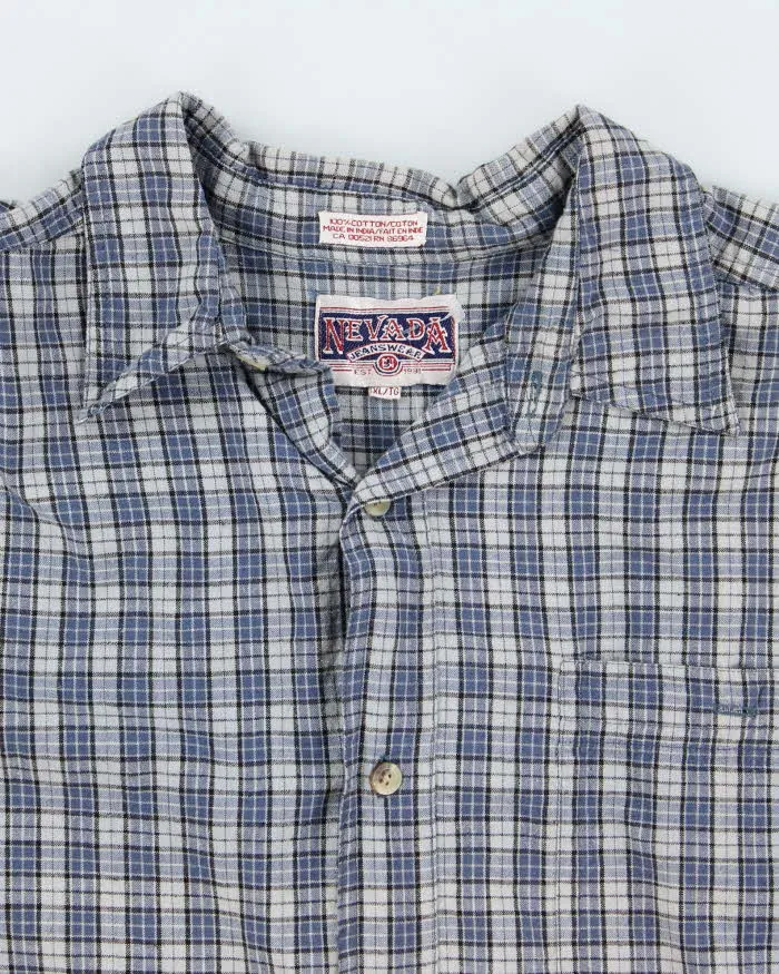 Vintage 90's Nevada Striped Flannel Shirt - XL sold by Rokit product image thumbnail 3