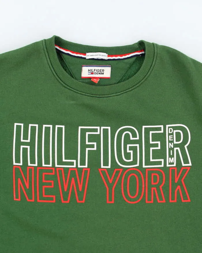 Vintage 2000's Tommy Hilfiger Spell Out Logo Sweatshirt - XL sold by Rokit product image thumbnail 3
