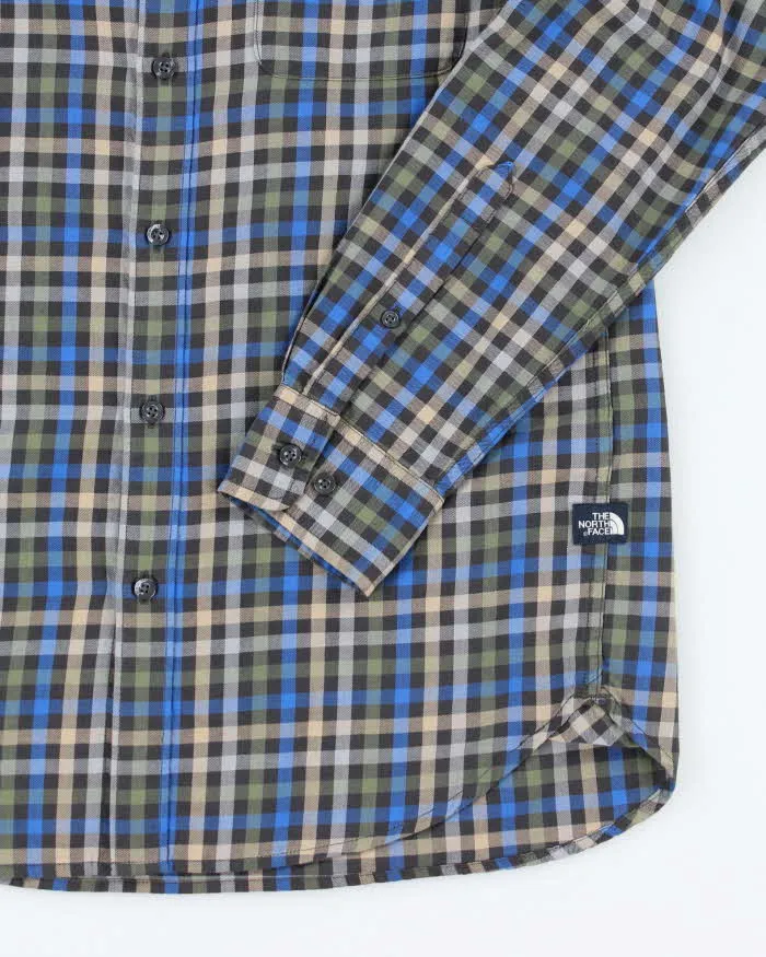 Vintage 2000's The North Face Button Up Flannel Shirt - S sold by Rokit product image thumbnail 4