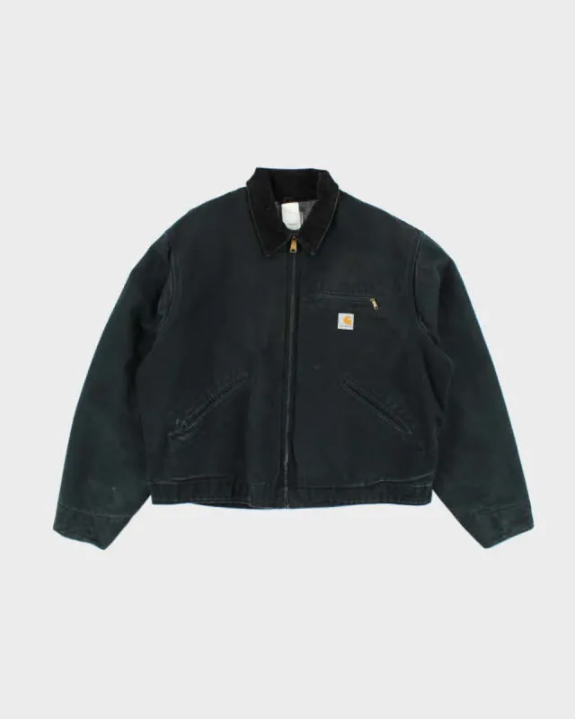 Vintage Carhartt J01 Black Detroit Jacket - XL sold by Rokit