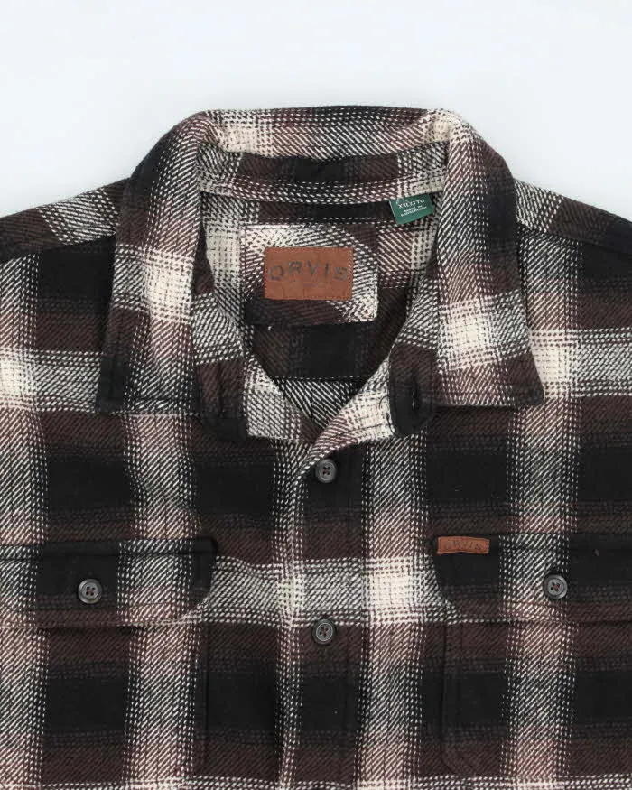 Vintage Orvis Heavyweight Plaid Flannel Shirt - XXL sold by Rokit product image thumbnail 3