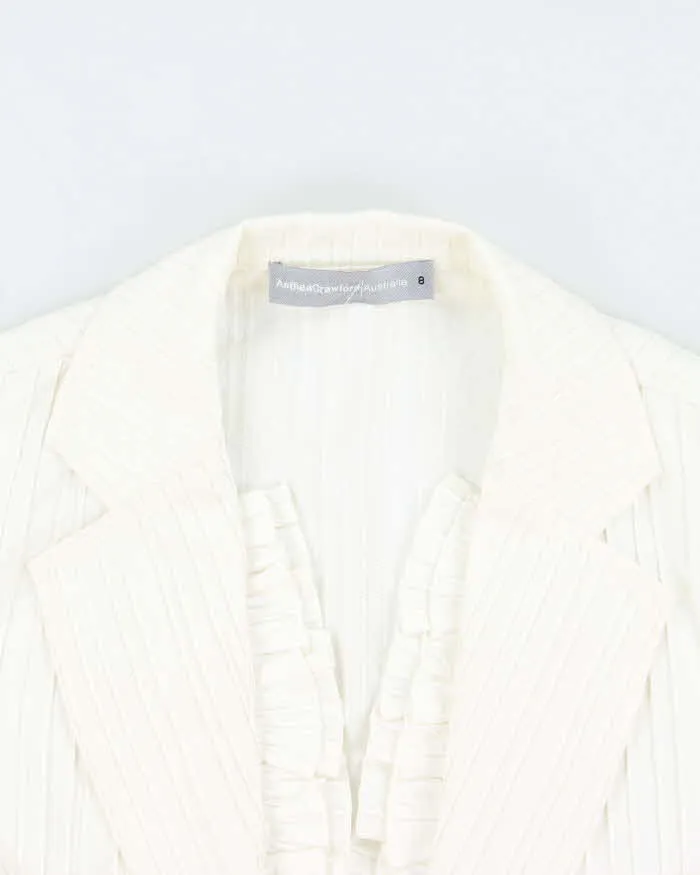 Vintage Anthea Crawford Ruffle Tie-Up Blouse - M sold by Rokit product image thumbnail 3