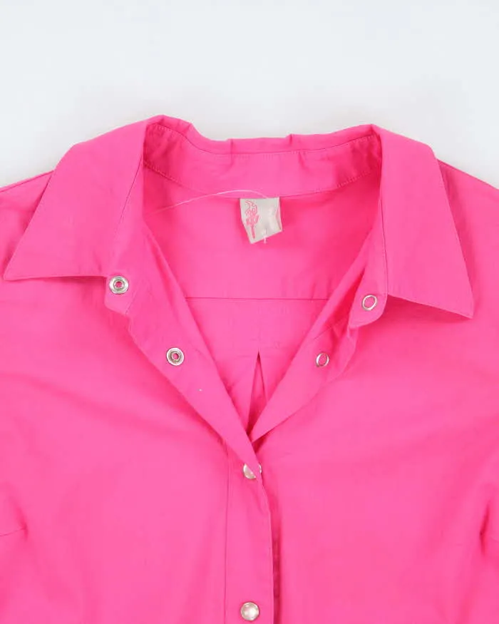 Y2k 00s Red Dragon Pink Shirt - S sold by Rokit product image thumbnail 3