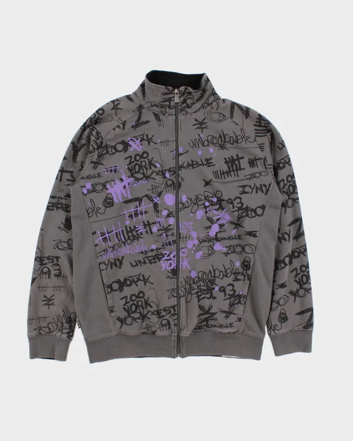 Y2K Zoo York Zip-Up Sweatshirt - L sold by Rokit