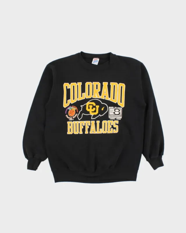 Vintage 90s Colorado Buffaloes Jerzees Super Sweats Sweatshirt - M sold by Rokit