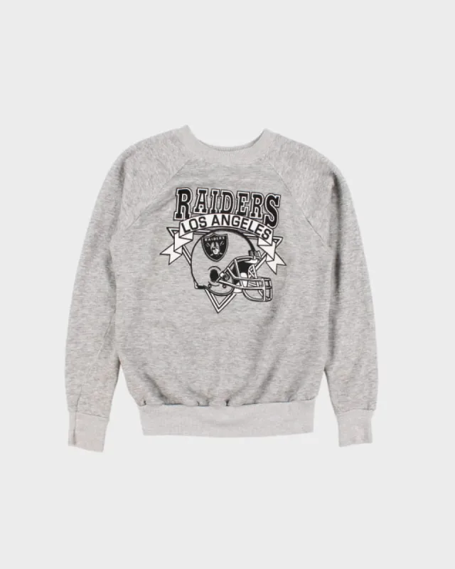 Vintage 80s FL Robinson Los Angeles Raiders Sweatshirt - M sold by Rokit