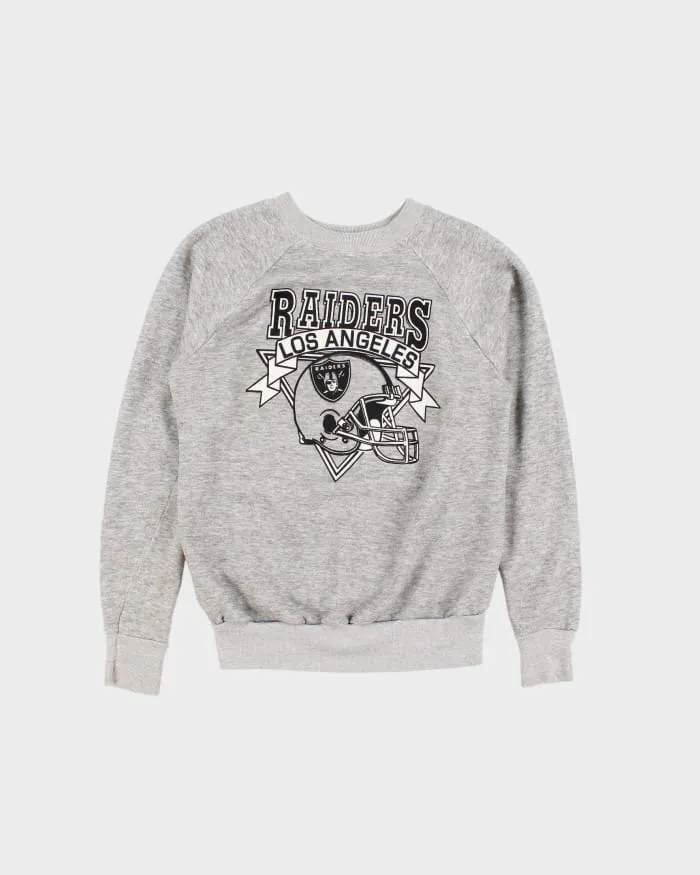 Vintage 80s FL Robinson Los Angeles Raiders Sweatshirt - M sold by Rokit