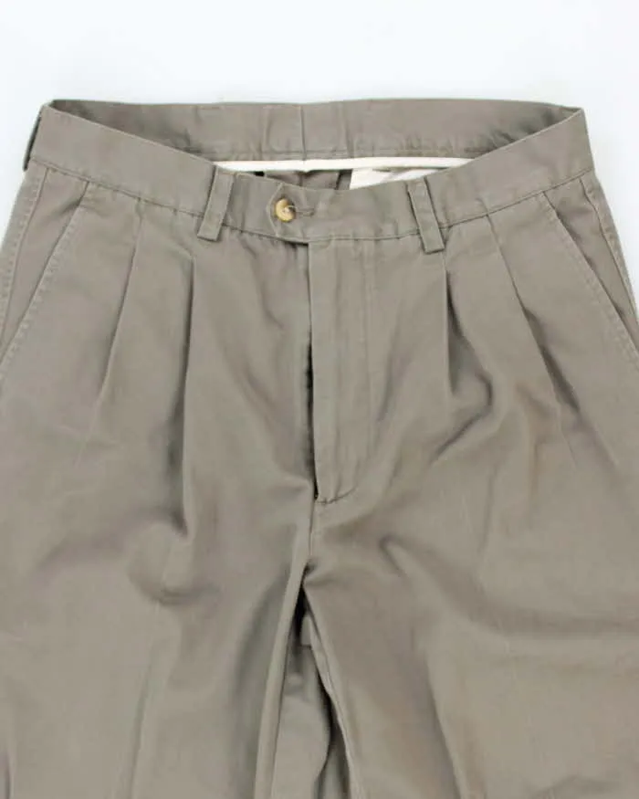 Vintage 90's Nautica Pleated Wide Leg Trousers - W30 L33 sold by Rokit product image thumbnail 3