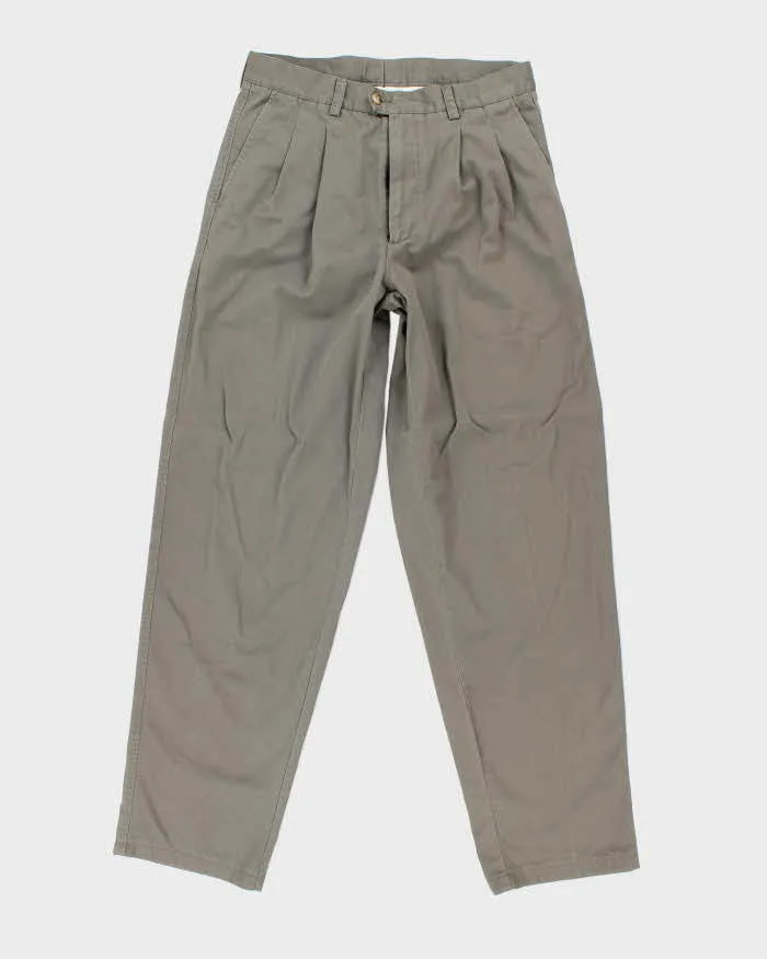 Vintage 90's Nautica Pleated Wide Leg Trousers - W30 L33 sold by Rokit