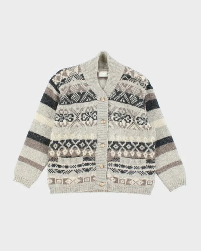 Vintage Daniela Veo Shetland Wool Cardigan - S sold by Rokit