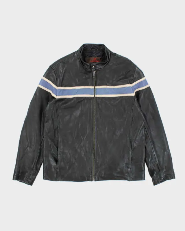 Vintage 90's Danier Heavyweight Leather Biker Jacket - XL sold by Rokit