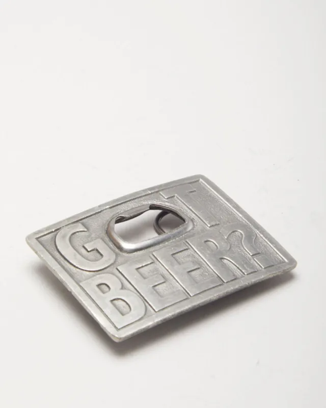 Vintage 90s Got Beer Bottle Opener Belt Buckle sold by Rokit