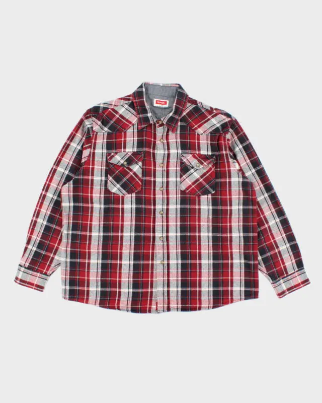 Wrangler Long Sleeve Check Shirt - XL made by Wrangler
