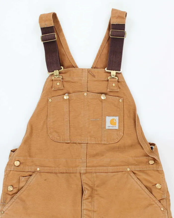 Vintage 90's Carhartt Heavyweight Lined Workwear Dungarees - W40 L30 sold by Rokit product image thumbnail 3