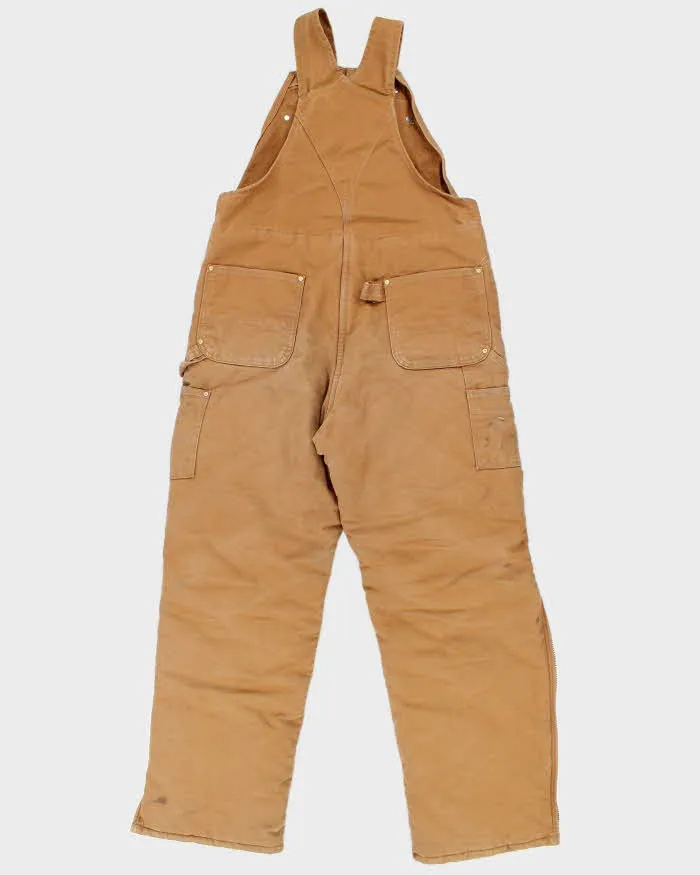 Vintage 90's Carhartt Heavyweight Lined Workwear Dungarees - W40 L30 sold by Rokit product image thumbnail 2