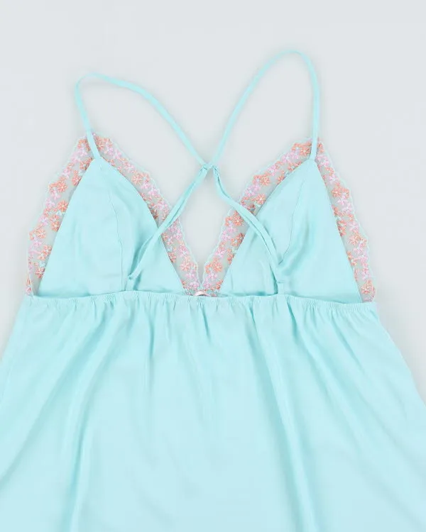 Y2k 00s La Vie En Rose Blue Slip Dress - M sold by Rokit product image thumbnail 4