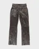 Vintage 90s Lucid Brown Leather Trousers - W32 L33 sold by Rokit