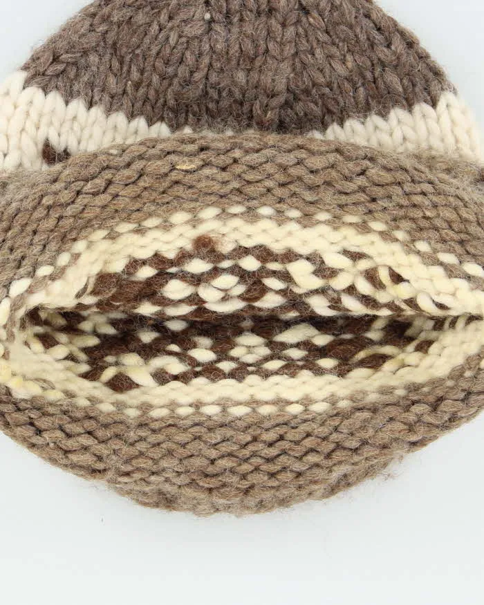Vintage 80's Cowichan Style Wool Toque Beanie - OS sold by Rokit product image thumbnail 4