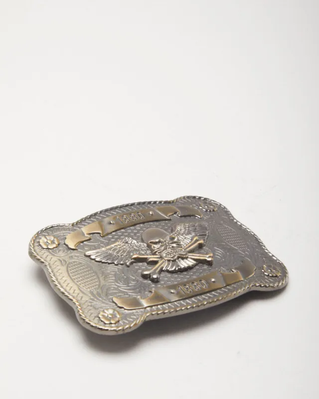 Skull and Cross Bone 1880 Belt Buckle sold by Rokit