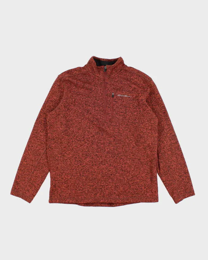 Eddie Bauer Quarter-Button Fleece - L sold by Rokit