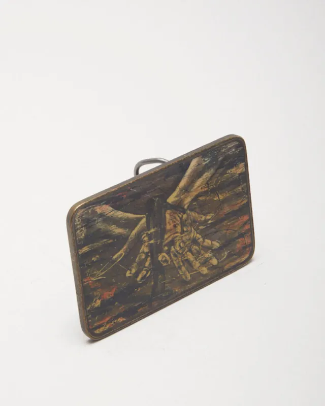 Grungey Rectangle Belt Buckle sold by Rokit