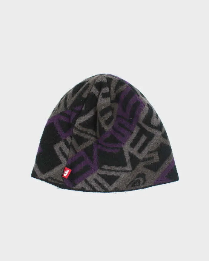 Vintage Y2K Quiksilver Patterned Toque Beanie - OS sold by Rokit product image thumbnail 2