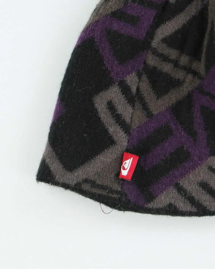 Vintage Y2K Quiksilver Patterned Toque Beanie - OS sold by Rokit product image thumbnail 4
