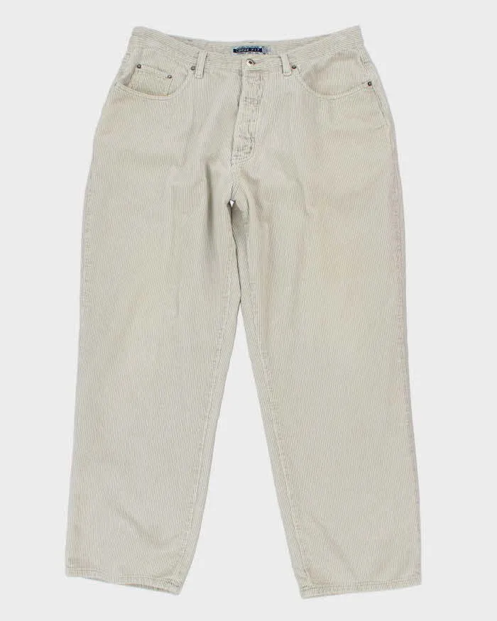 Vintage Authentic Brand Corduroy Trousers - W36 L31 sold by Rokit