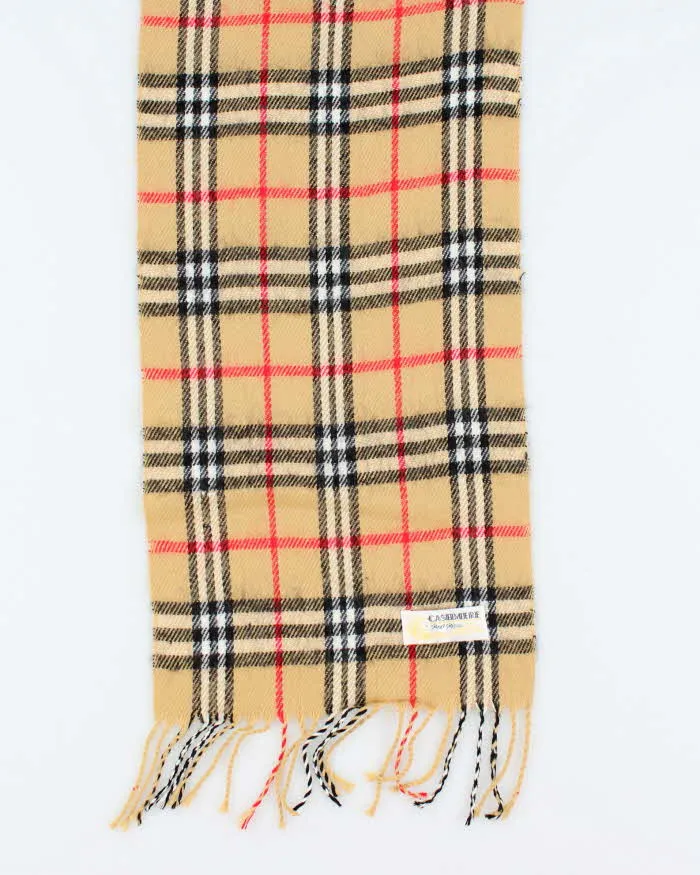 Vintage Royal Rossi Cashmere Checked Scarf sold by Rokit product image thumbnail 3