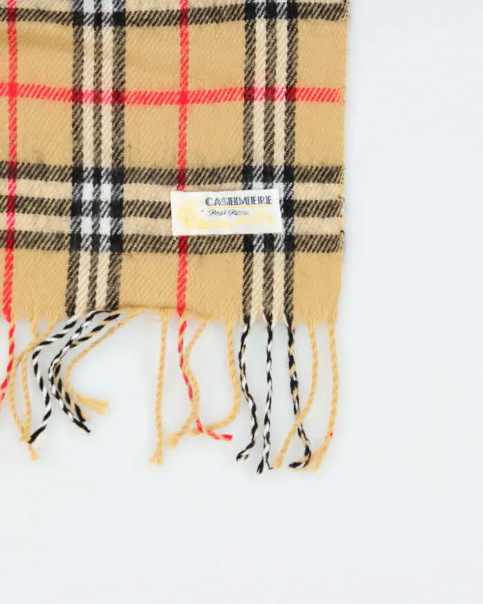 Vintage Royal Rossi Cashmere Checked Scarf sold by Rokit product image thumbnail 4