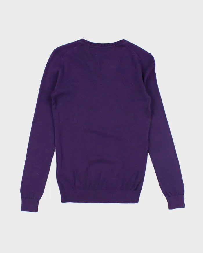 Vintage 2000's Tommy Hilfiger Patterned Knit Jumper - XS sold by Rokit product image thumbnail 2