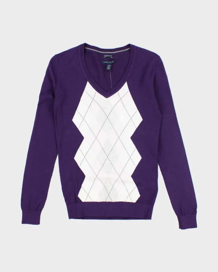 Vintage 2000's Tommy Hilfiger Patterned Knit Jumper - XS sold by Rokit