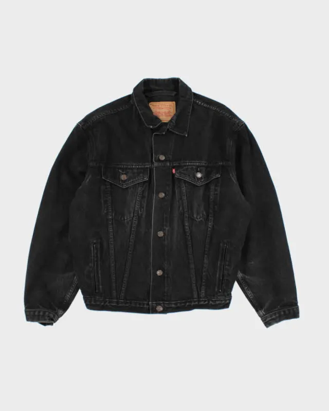Vintage Levi's Black Denim Jacket - S sold by Rokit