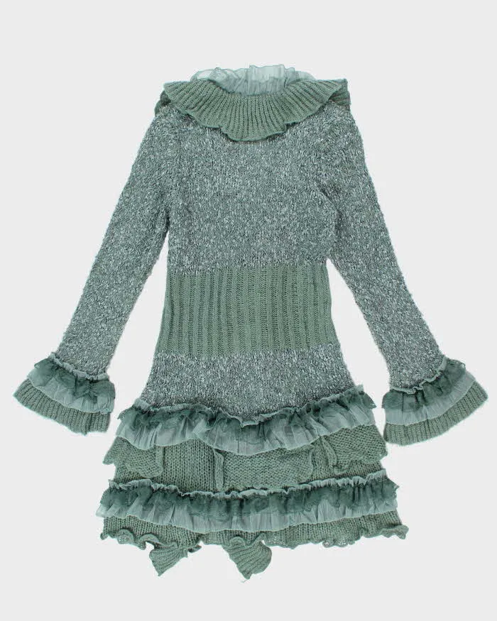 Vintage Y2k 00s Granoriente Ruffle Cardigan - M sold by Rokit product image thumbnail 2