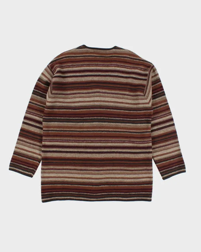 Vintage 90s Jones New York Stripe Wool Cardigan - M sold by Rokit product image thumbnail 2