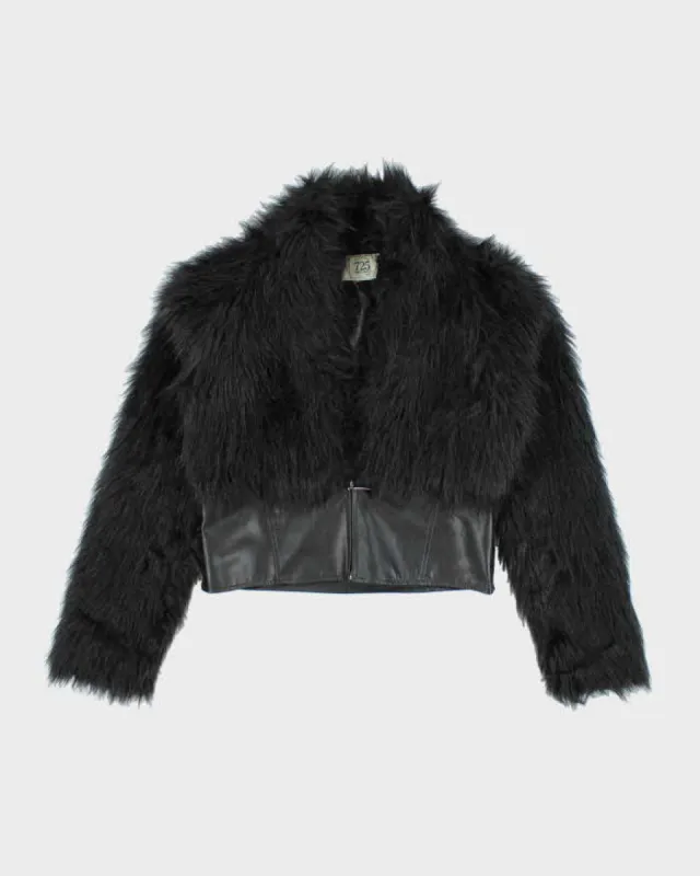 Y2k 00s 725 Originals Faux Fur Coat - M sold by Rokit
