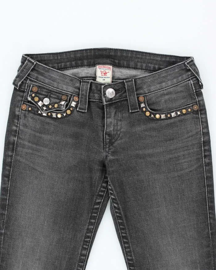 Vintage Y2K True Religion Studded Skinny Jeans - W28 L28 sold by Rokit product image thumbnail 3