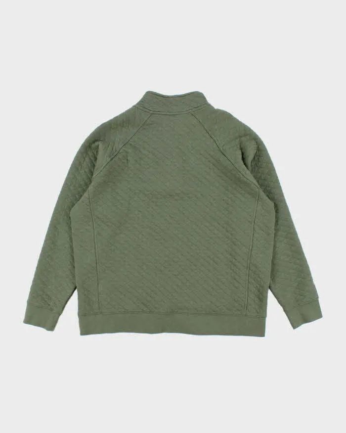 Eddie Baurer Green Quarter Button Jumper - L sold by Rokit product image thumbnail 2