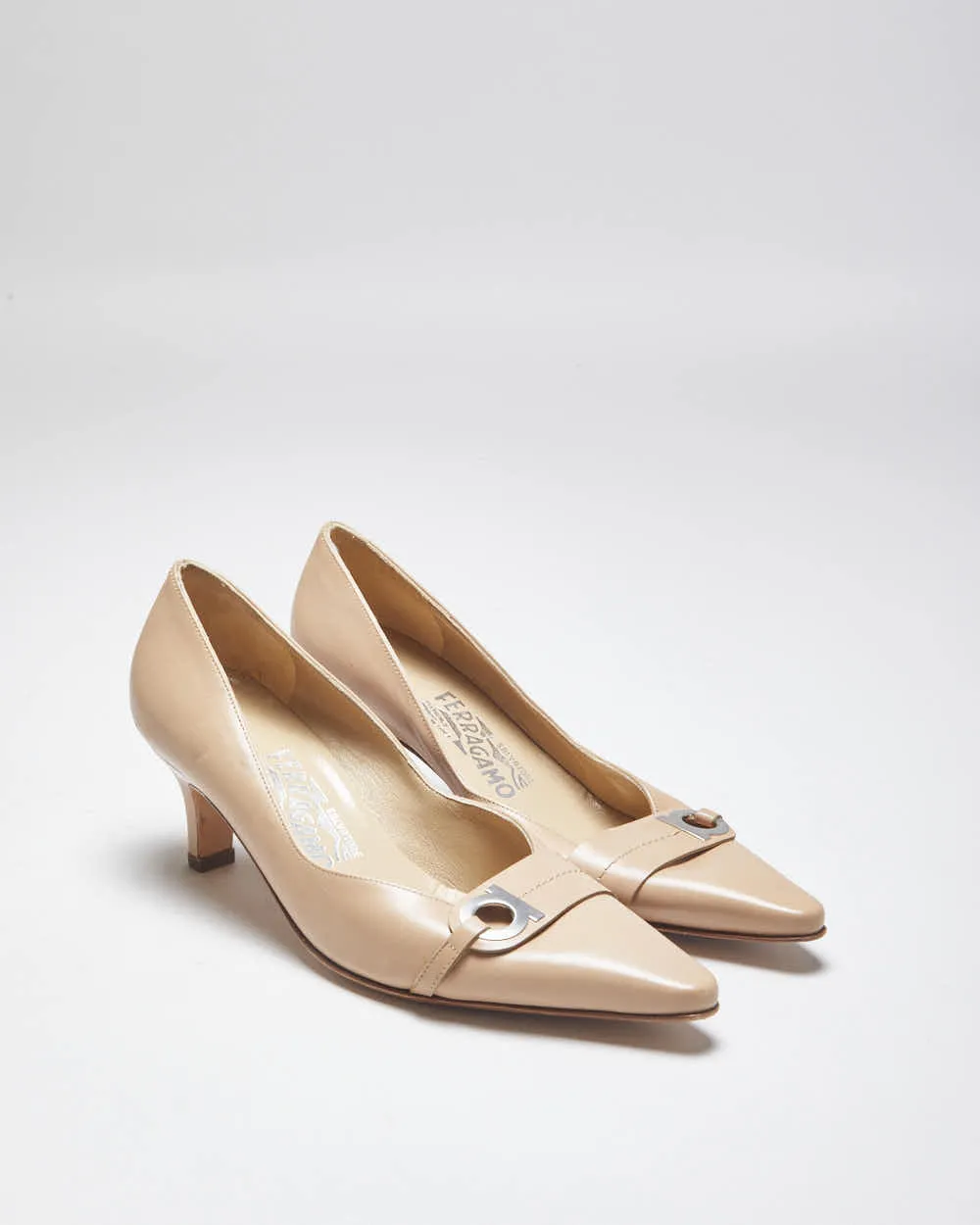 Vintage Women's Salvatore Ferragamo Narrow Heeled Shoes - UK 4.5 sold by Rokit