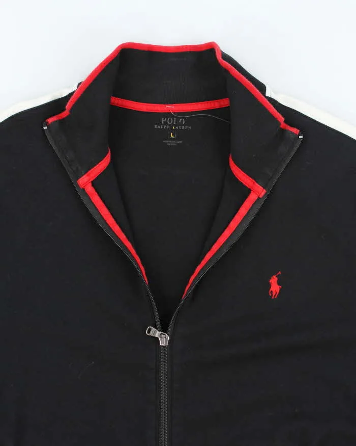 Ralph Lauren Black Zip-up Jumper - L sold by Rokit product image thumbnail 3
